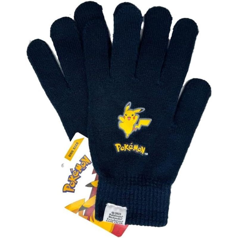 TEMU - Winter Gloves For Children 2pcs Unisex Winter (blue)