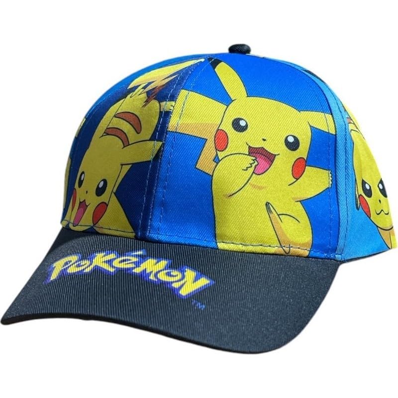 E-shop Verstellbare Pokémon Baseballkappe mit Schirm für Jungen/Kinder