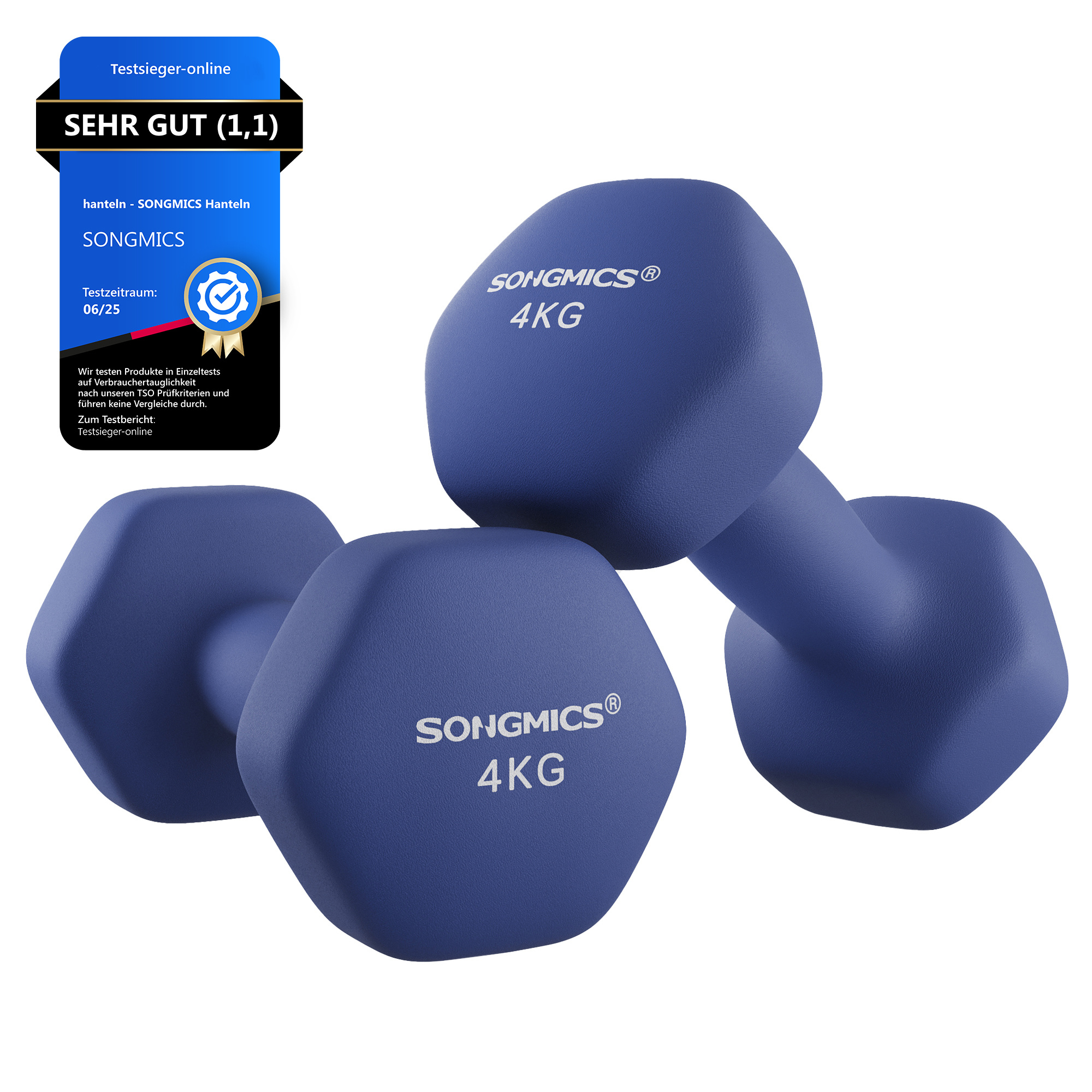 TEMU Dumbbells, 2pcs Set, Dumbbell Set, Short Dumbbells, Hexagon, Neoprene Coating, Strength Training, Workout, Fitness Training, For Home.