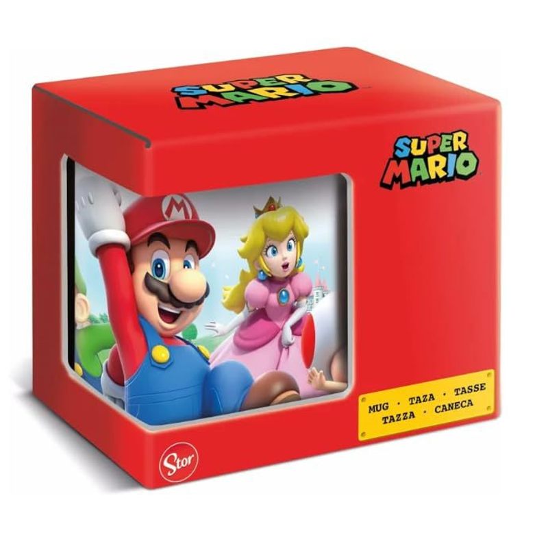 Keramische Mok voor Kinderen in Cadeauverpakking (Supermario)