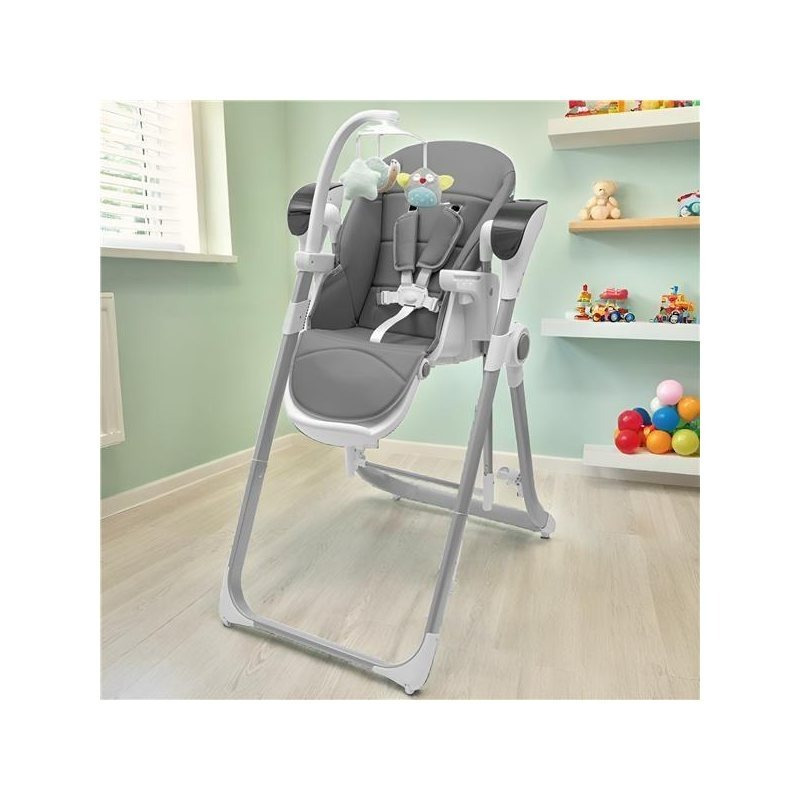 Feeding Chair 2In1 for Children SMART New Baby Grey