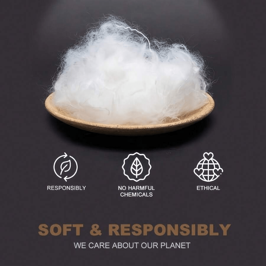 Pack of 2 EGYPTIAN COTTON FILLED PILLOWS - Filled with Hollow Fiber 1000 GSM | Charcoal Piping Design |Extra Filled |Ultra Plush |Back Support Bed Pillows - Standard Size UK