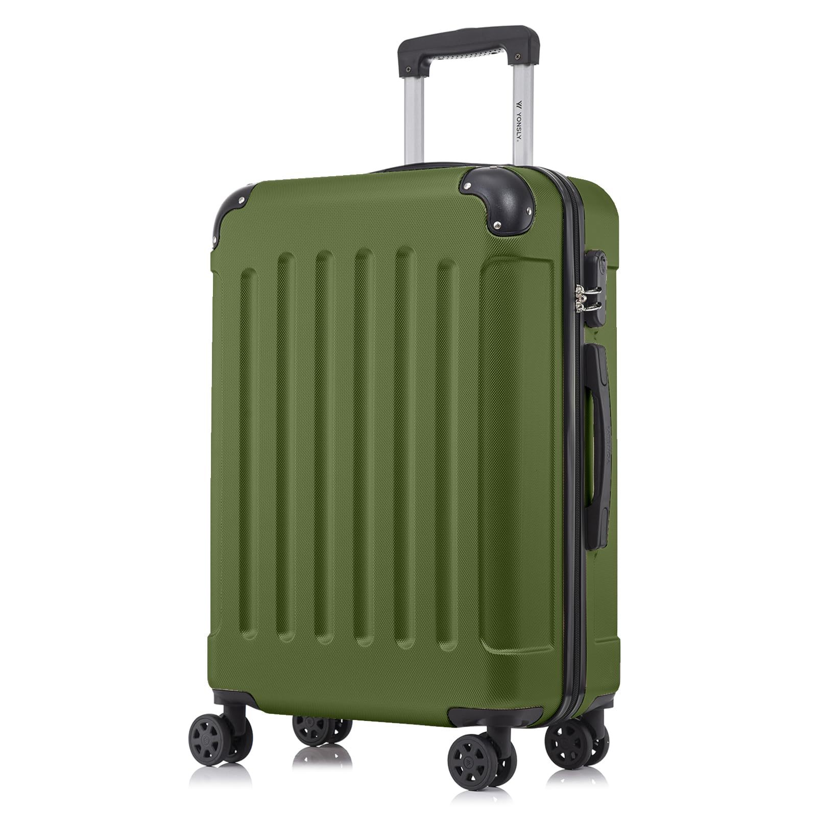 Trolley Suitcase, Abs Hardshell Travel Case With 360° Dual Spinner Wheels, Combination Lock, And Handle, Suitable For Travel, Camping, And Daily Use