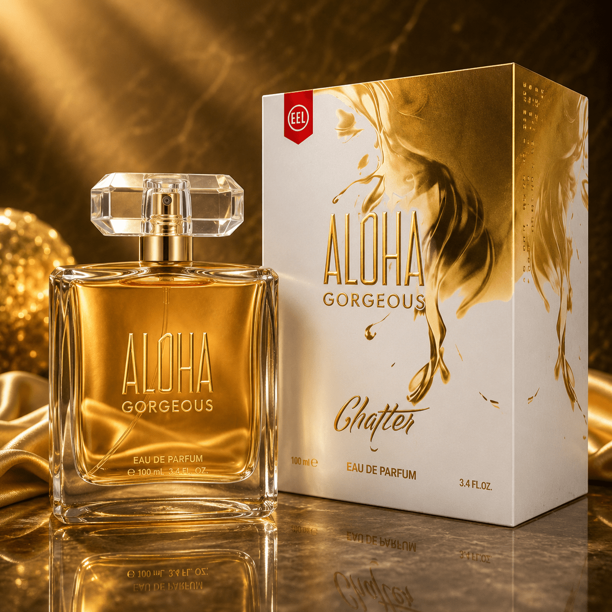 Image of Everlyx - Aloha Gorgeous Perfume For Women By Chatler, Eau De Parfum 100ml, Floral And Tropical Fragrance With Sweet And Warm Notes, Exotic, Elegant, And Feminine With A