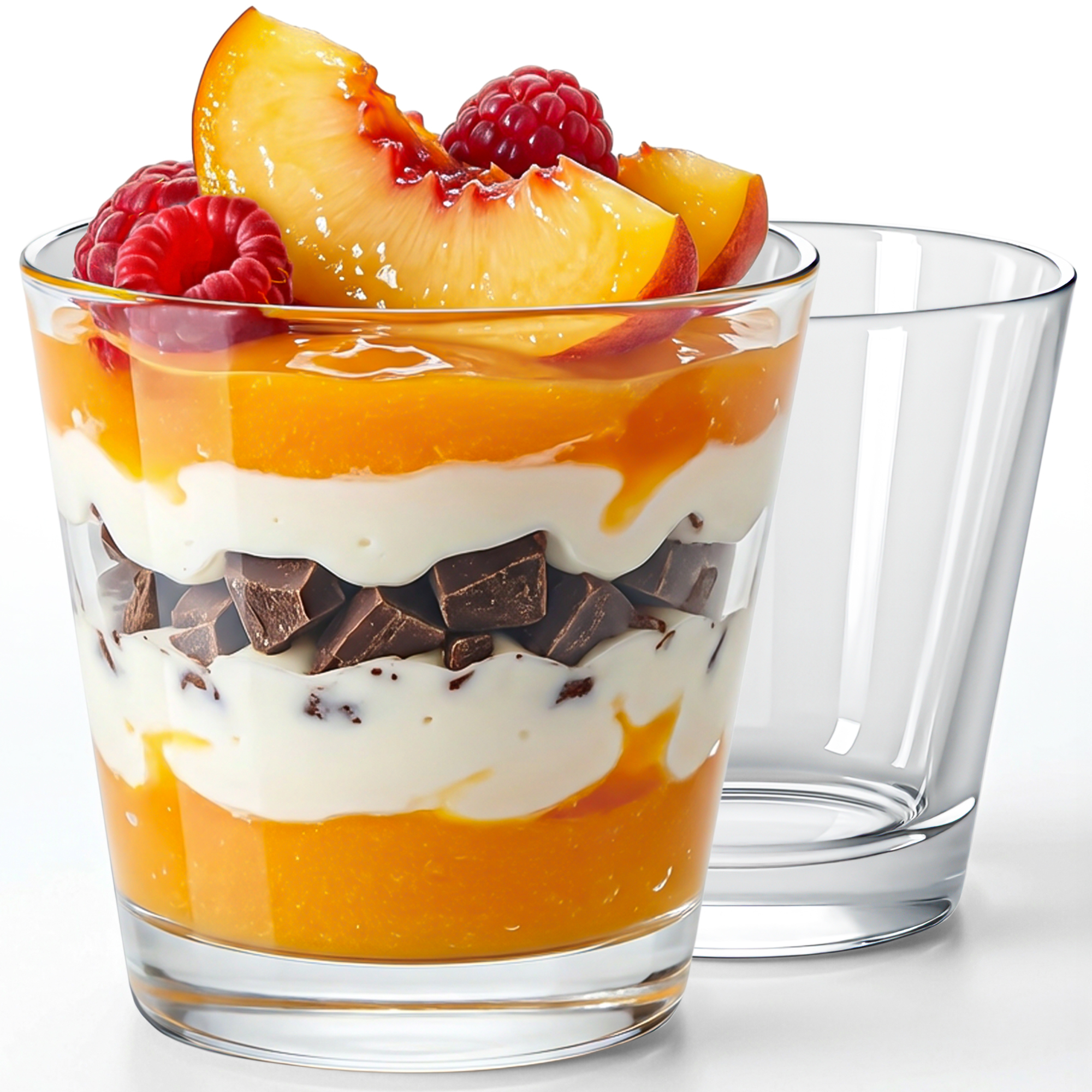 Image of Dessert Glass Set, 200ml – Small Glasses For Dessert With Thick Base, Design, Ideal For Tiramisu, Cheesecake & Cotta, Dishwasher Safe