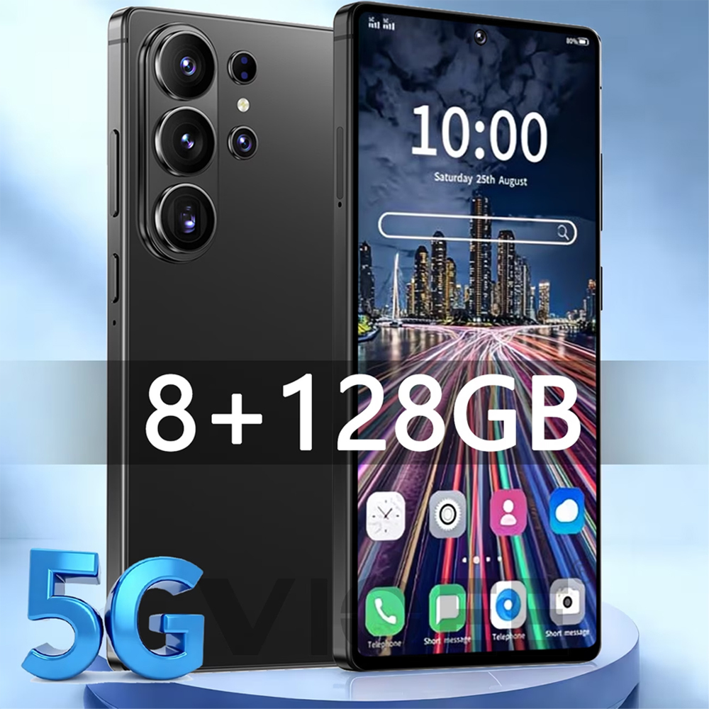 objektbild 2026 ultra   version 5g olåst smartphone, 6.8 tum hd fullskärm, 8gb+128gb stor lagring, kör på   system, inbyggd   kamera,   dual standby, ansiktsigenkänning,   type-c laddning, integrerad stylus penna,   för gps & wi-fi anslutning. komplett med fulltillbehör inklusive telefonfodral, skärmskydd, trådbundna hörlurar och datakabel,    klapp för födelsedag,  , nyår,   present till familjemedlemmar, älskare och närstående   kommunikation