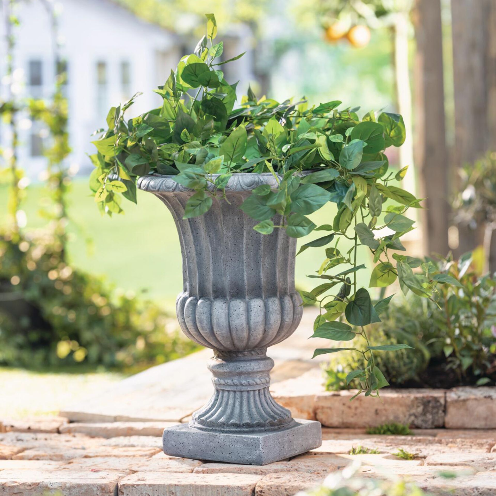Amphora, Garden Planter Optic, 51 Cm High, Outdoor Flower Pot, Planter For Outside