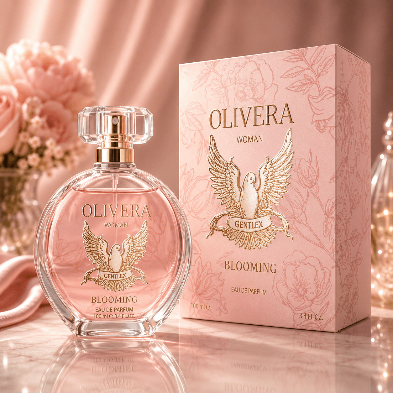 Image of Everlyx - Blooming Perfume For Women By Chatler Eau De Parfum 100ml, A Scent With Fresh And Delicate Notes, And Elegant Feminine Fragrance.