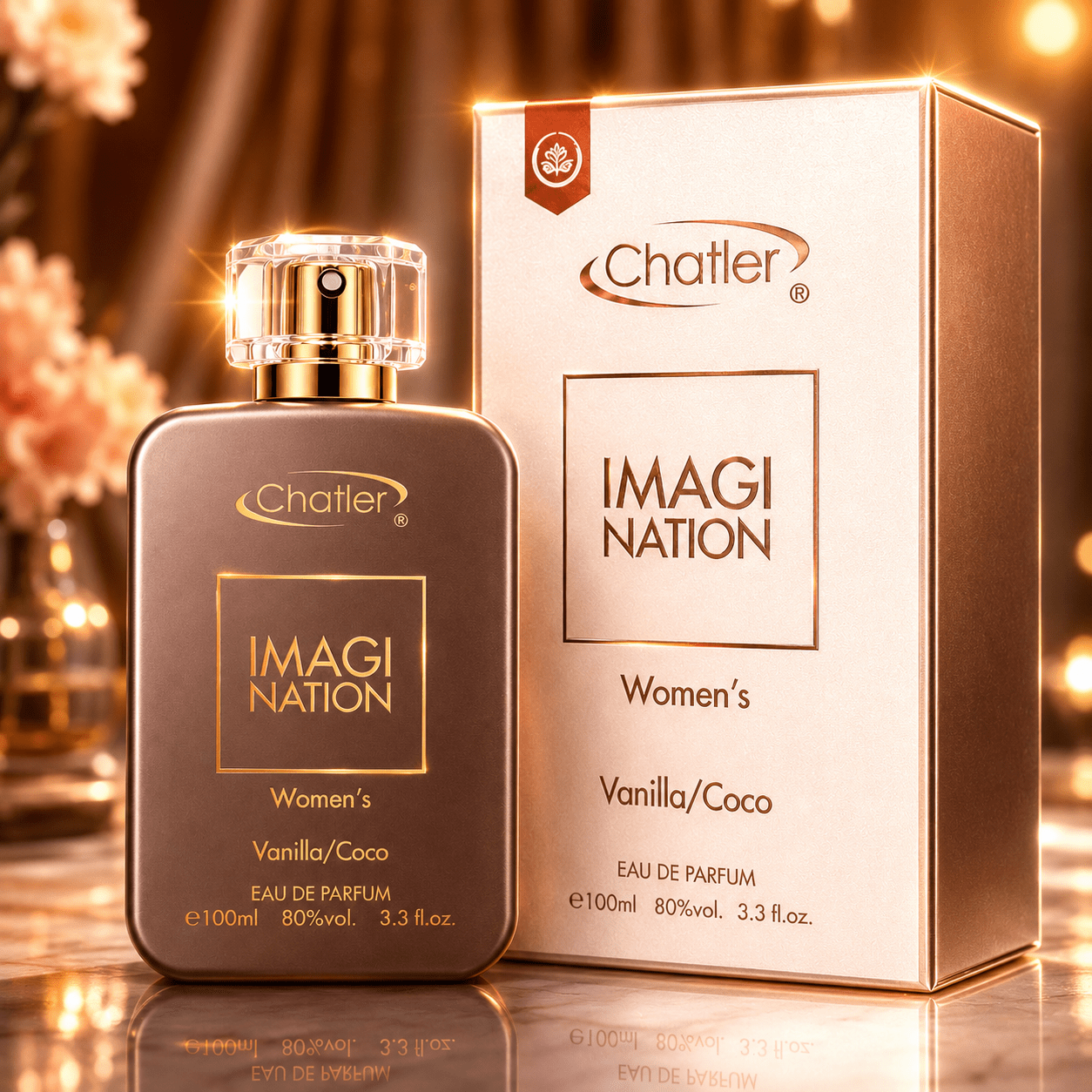 Image of Everlyx - Perfume Imagination By Chatler Feminine 100 Ml - Sweet And Enveloping Fragrance With And Coconut That And - Ideal For Seek A Soft But Long-lasting .
