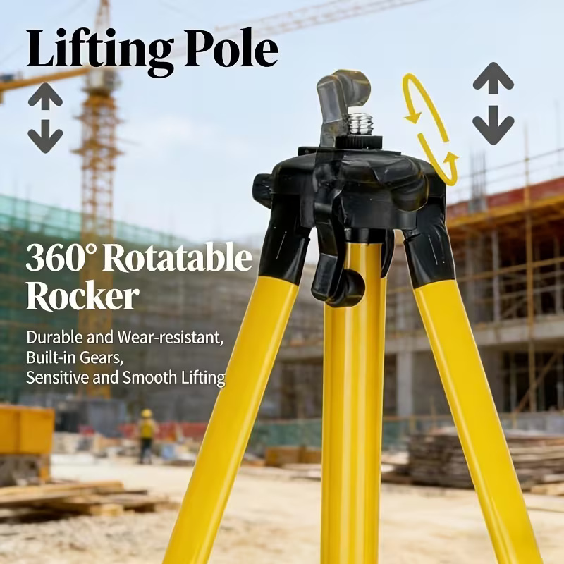 TEMU Laser With Tripod/laser/tripod 4d Laser Laser 16 Lines Cross Line Automatic Laser Level Accuracy 0.2 Mm 30 M Tripod Set Telescopic Stand Remote