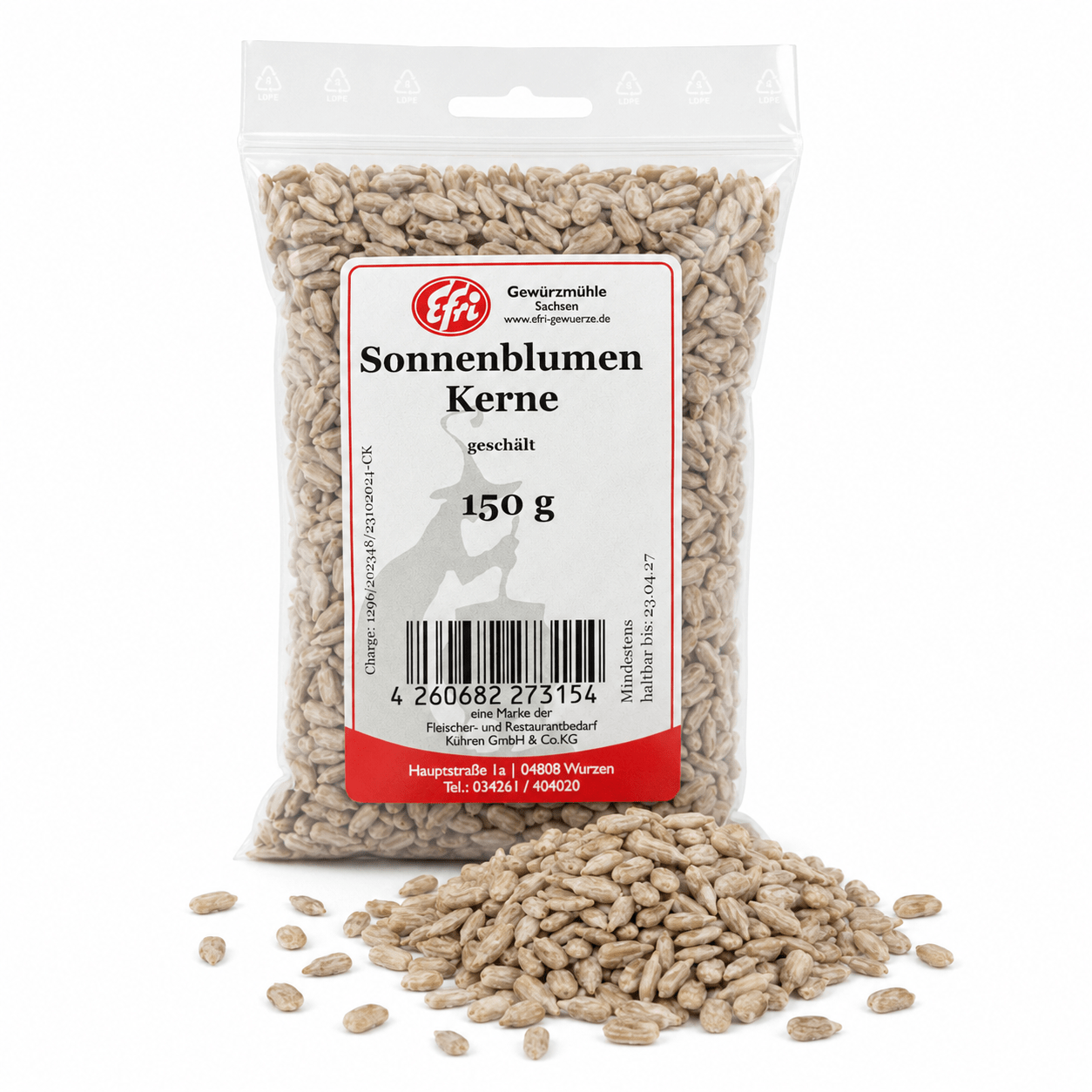 Efri Shelled Sunflower Seeds 150g