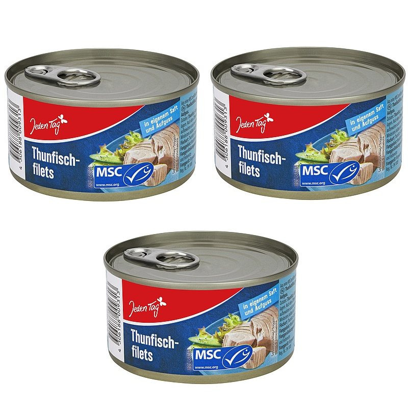 Image of Everyday Tuna Fillets In Own Juice And Infusion, Pack Of 3 X 195g