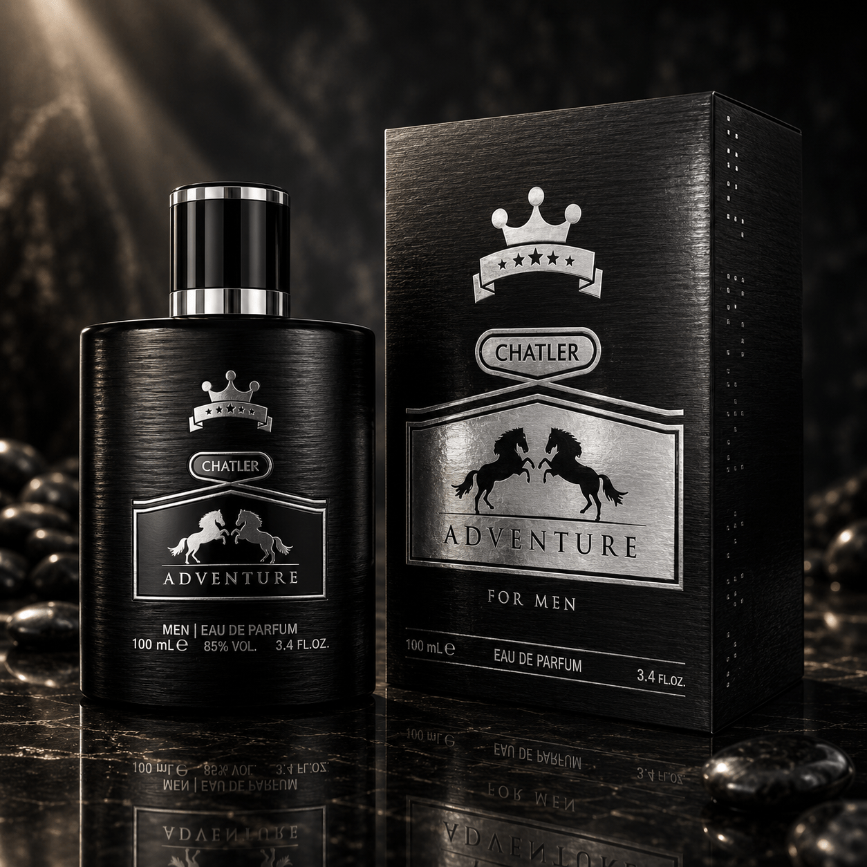 Image of Everlyx - Perfume By Chatler, Eau De Parfum 100ml, Fresh And Fragrance With Citrus Notes And Green Accents, Adventurous Style, Elegant And Versatile Masculine Scent