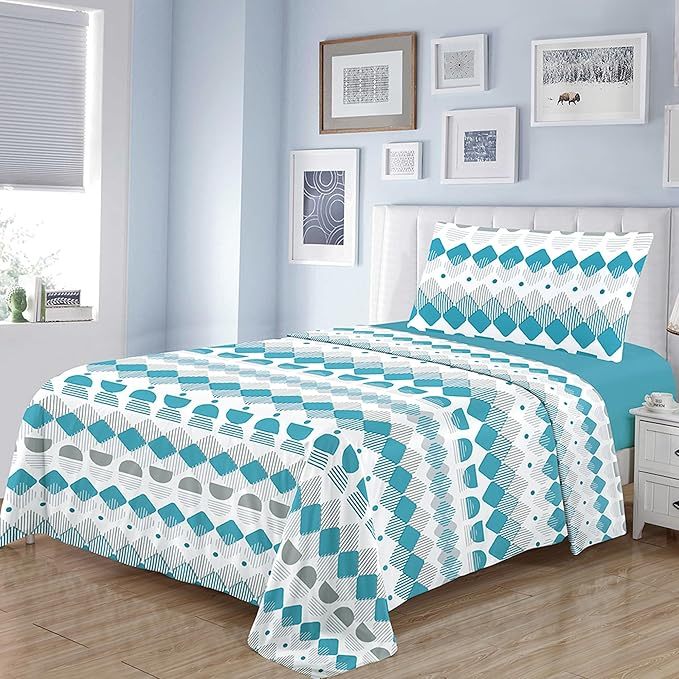 TEMU Juego Sábana Cama 90,105,135,150,180- Juego de Sábanas para Cama 3 o 4 Piezas, Bajera Ajustable, Encimera, Almohada