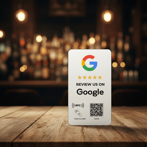 google review tap id card seo one tap or leave review