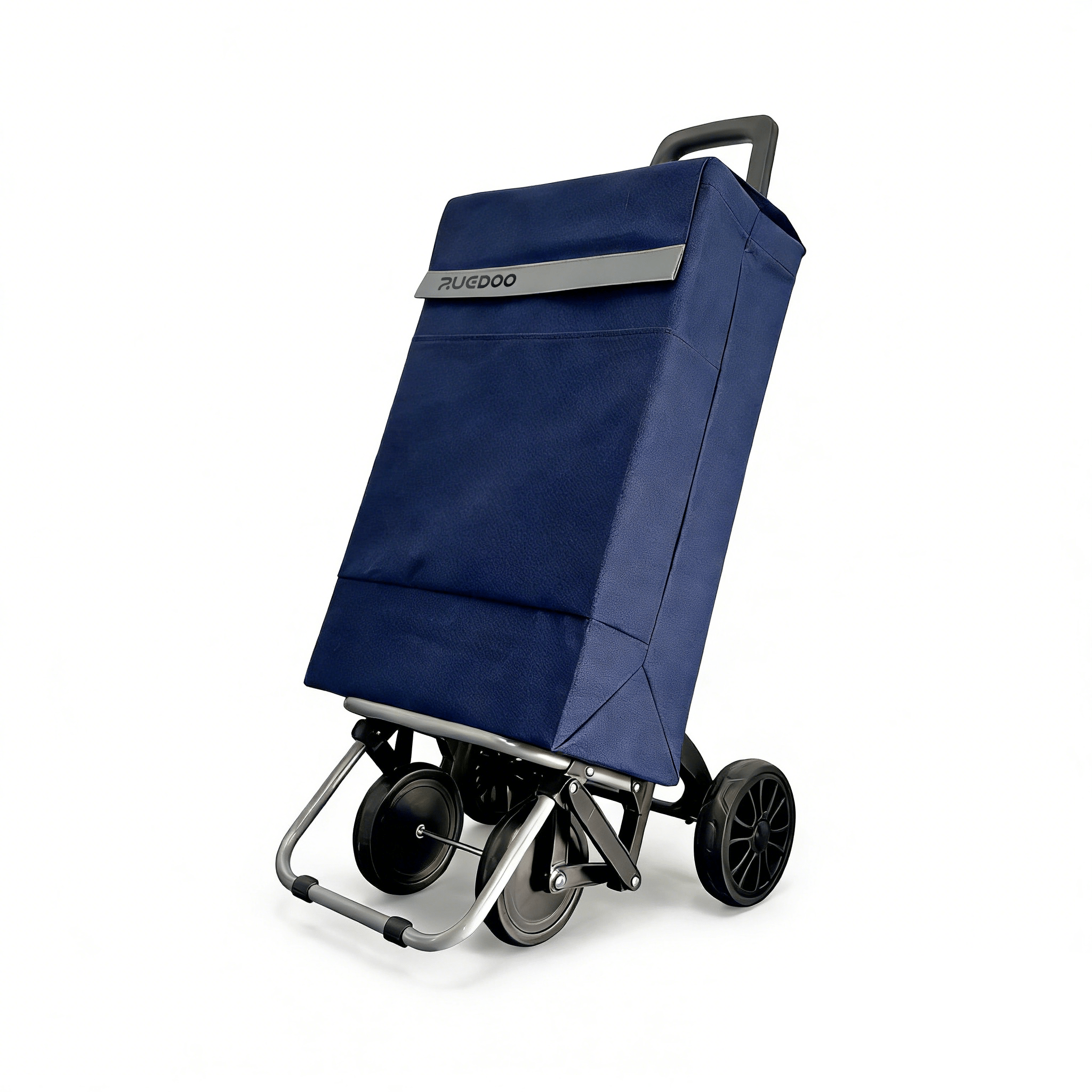 TEMU Carro Carrito de Compra Plegable Ligero 88x48x41cm, Resistente, Plegable, con 4 Ruedas Resistentes, para de Alimentos, Capacidad de Carga 44