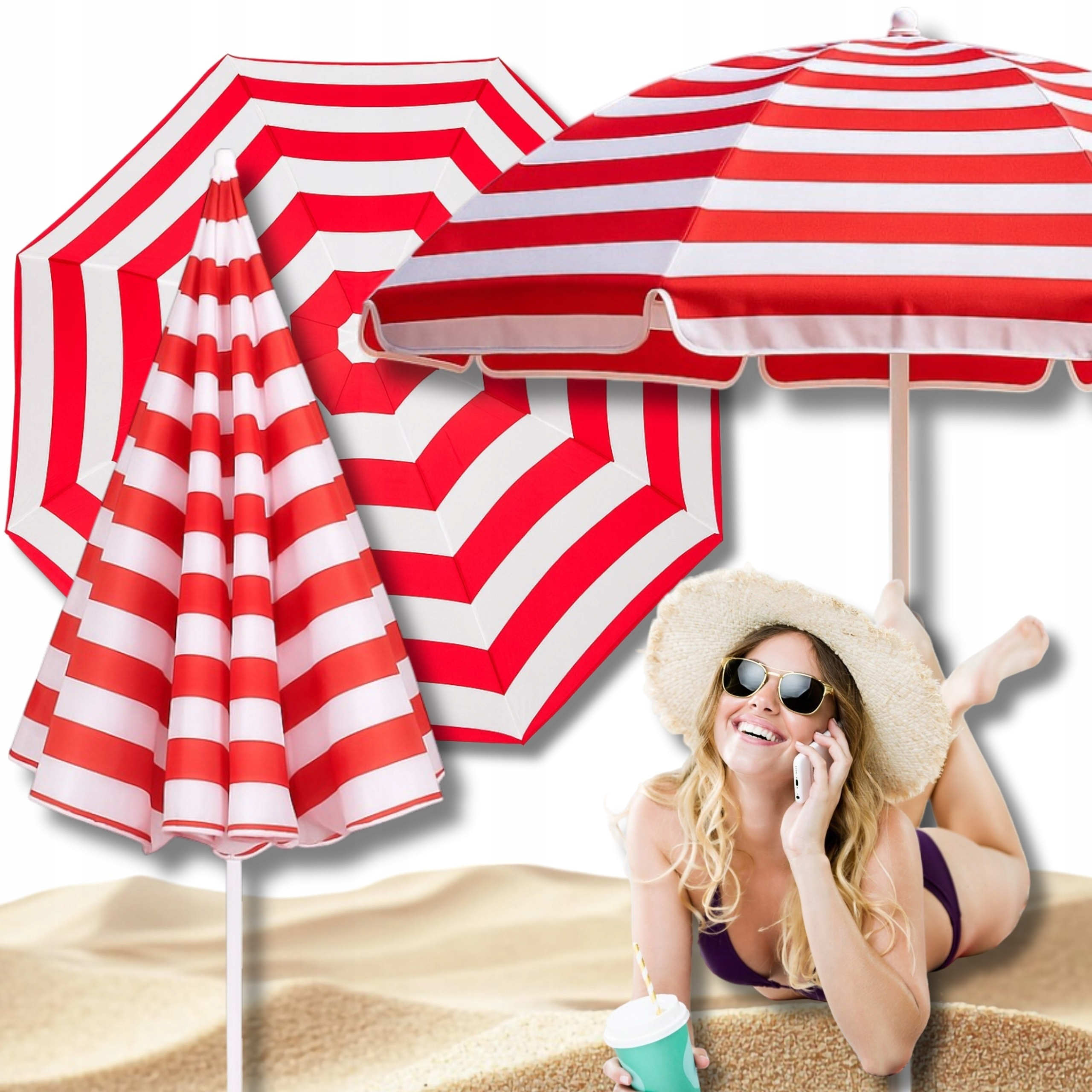 Classic Folding Umbrella Straps, Large Xxl, 180cm: retailer-supplied image