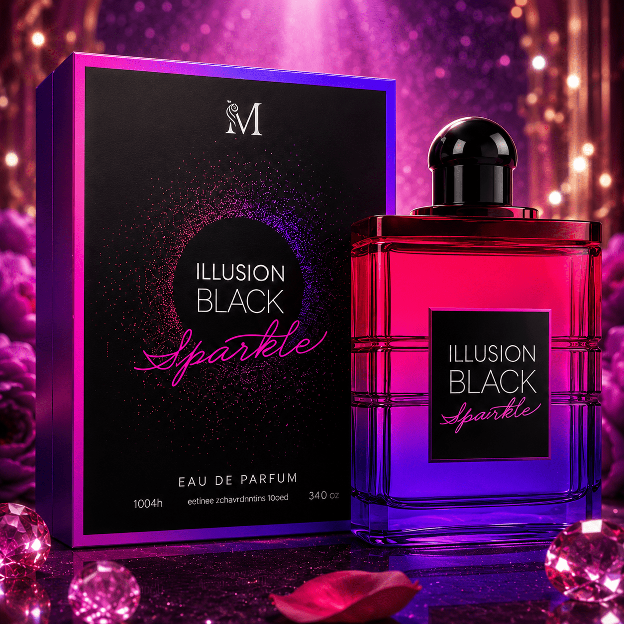 Image of Per Fumeillusion Black Sparkle By Montage Brands Eau De Parfum For Women, 100ml – Montage Brands, Other Fragrances, Women's Perfume