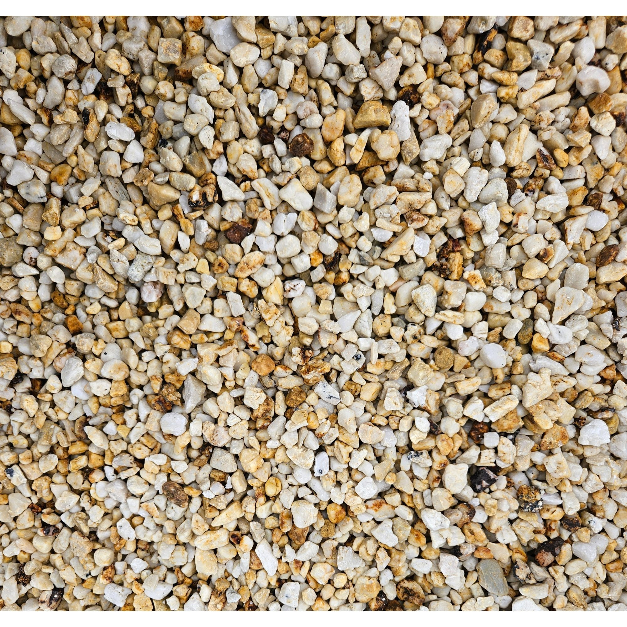 Ivory Quartz Gravel 8 - 16 Mm - 25 Kg