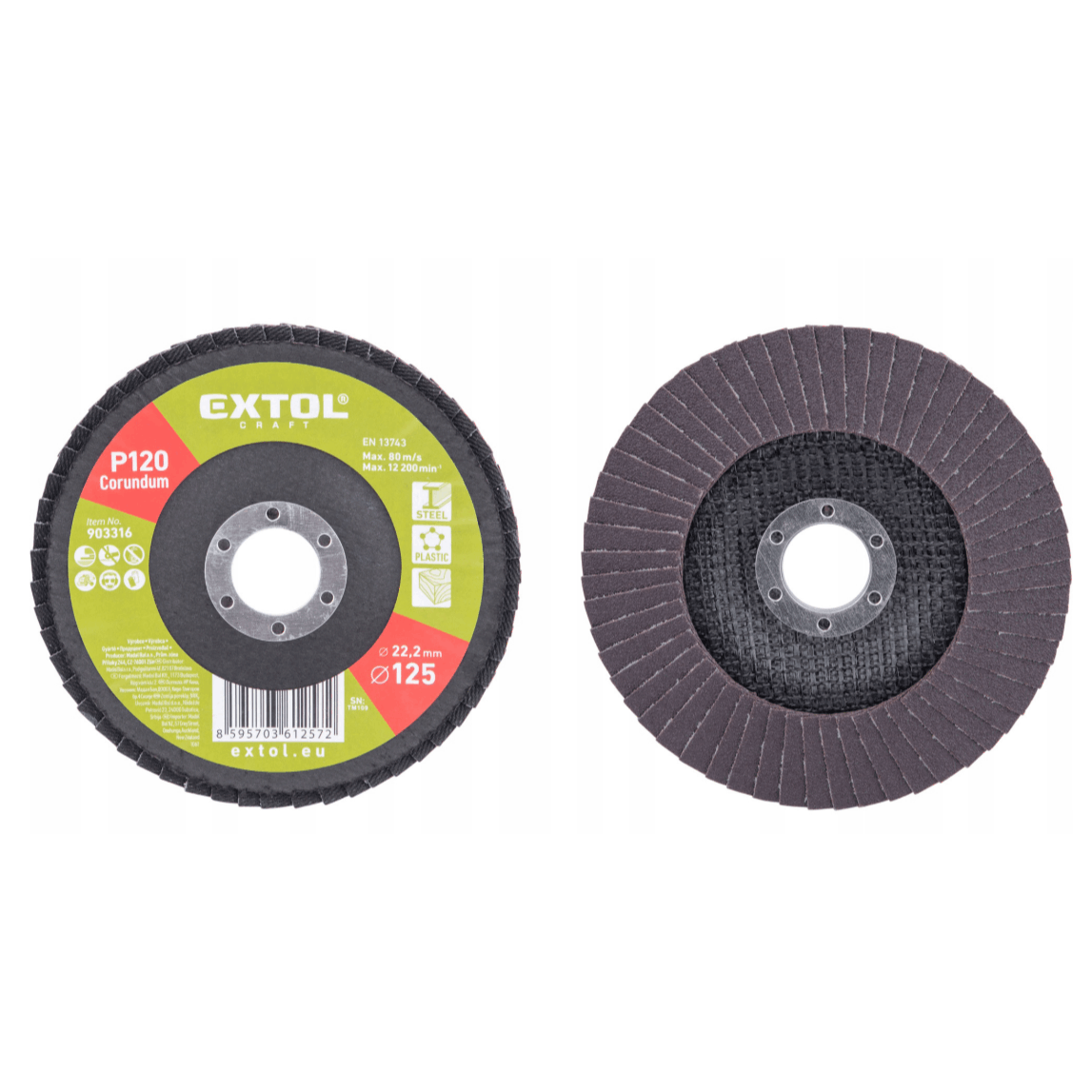 Leaf Sieve 125 Mm P120 Grinding Wheel For Metal Steel Wood