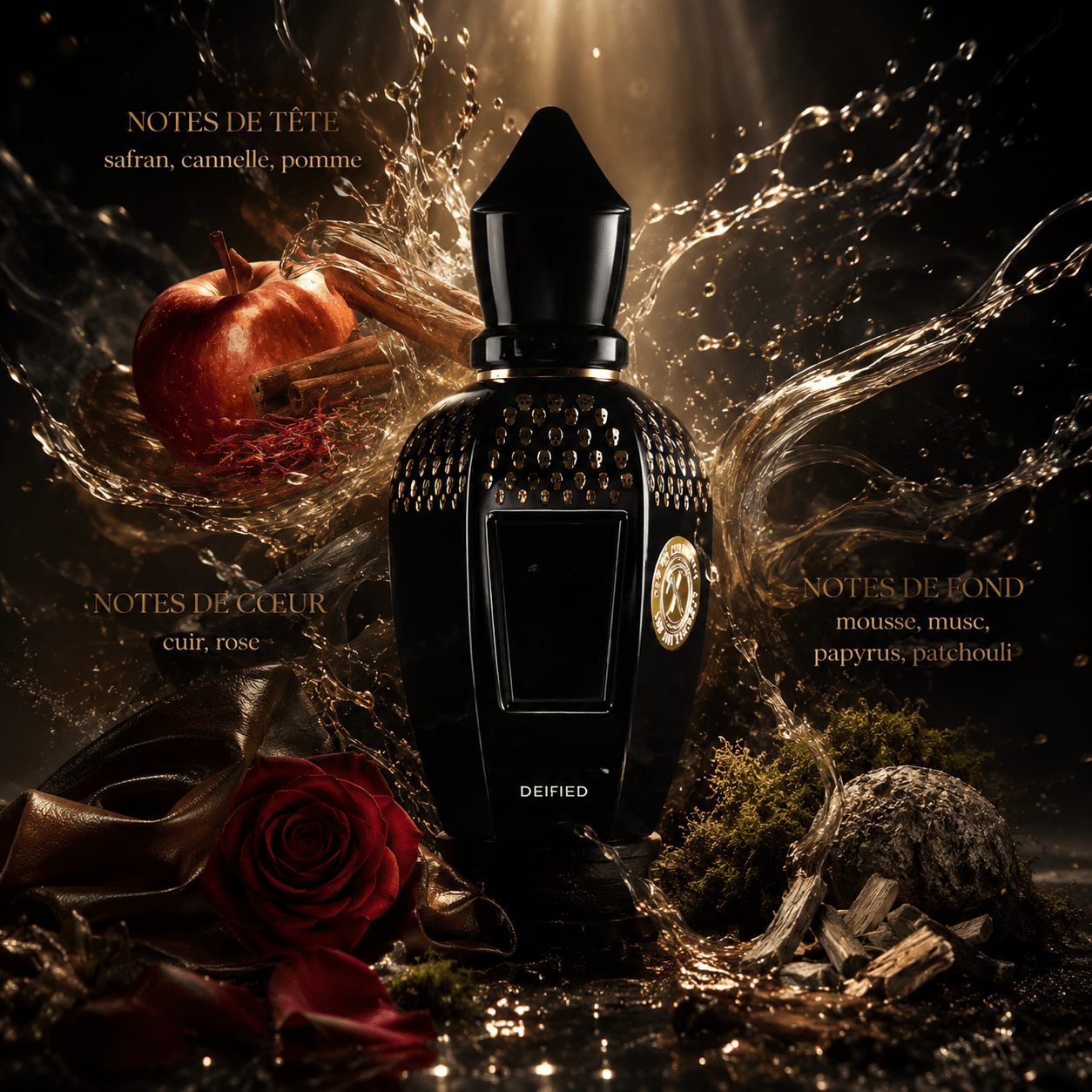 Tony Eau De Parfum 50ml - Luxury Oriental Leather Perfume With Notes Of Saffron, Rose & Patchouli