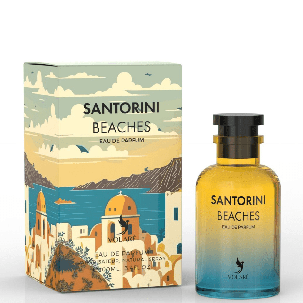 TEMU Santorini – Perfume Arabe 100% original de lujo -oriental en frasco de 100 ml, una unisex que fusiona del Egeo con la de la perfumería árabe más