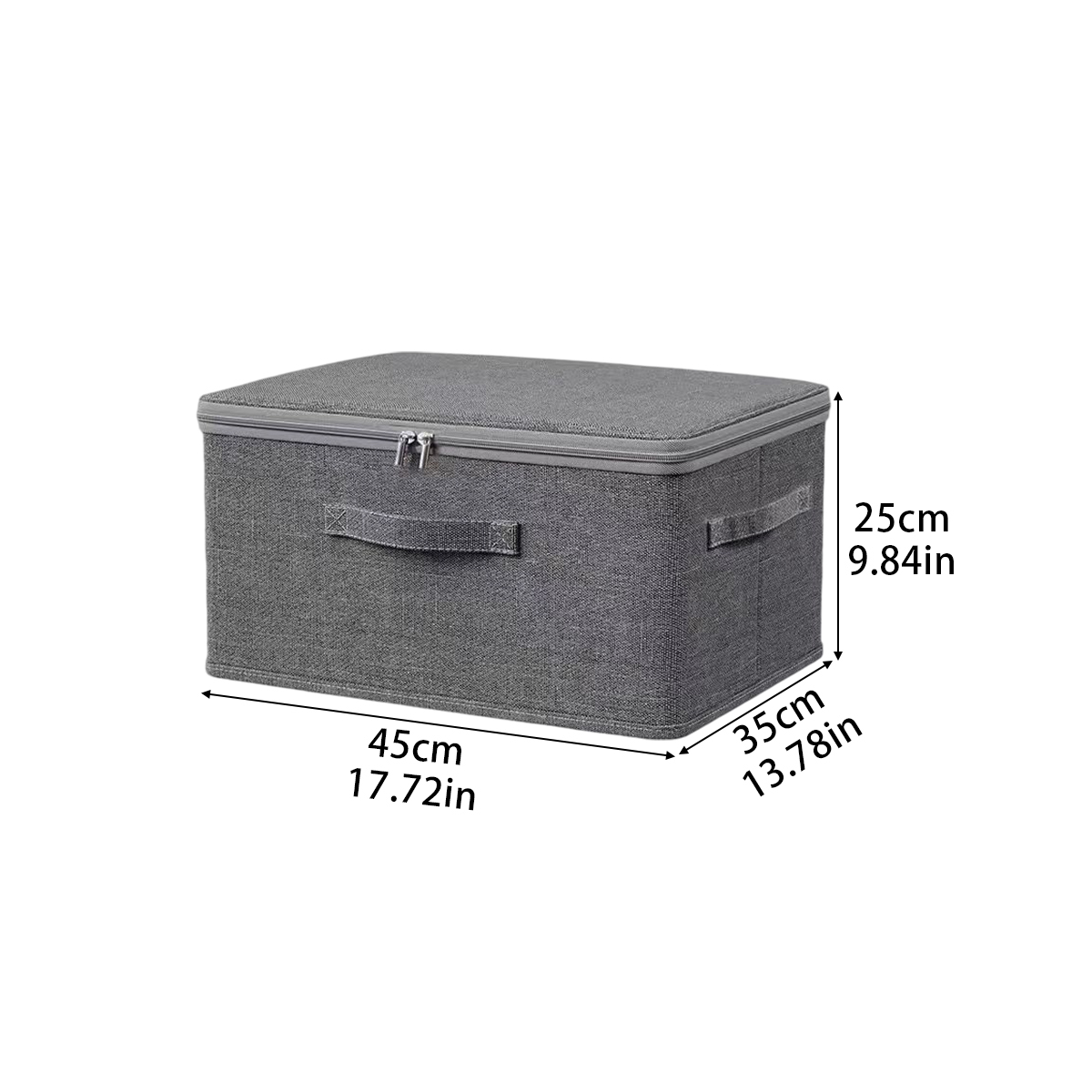 4 Pack Folding Fabric Storage Cubes, Dust Resistant and Reusable