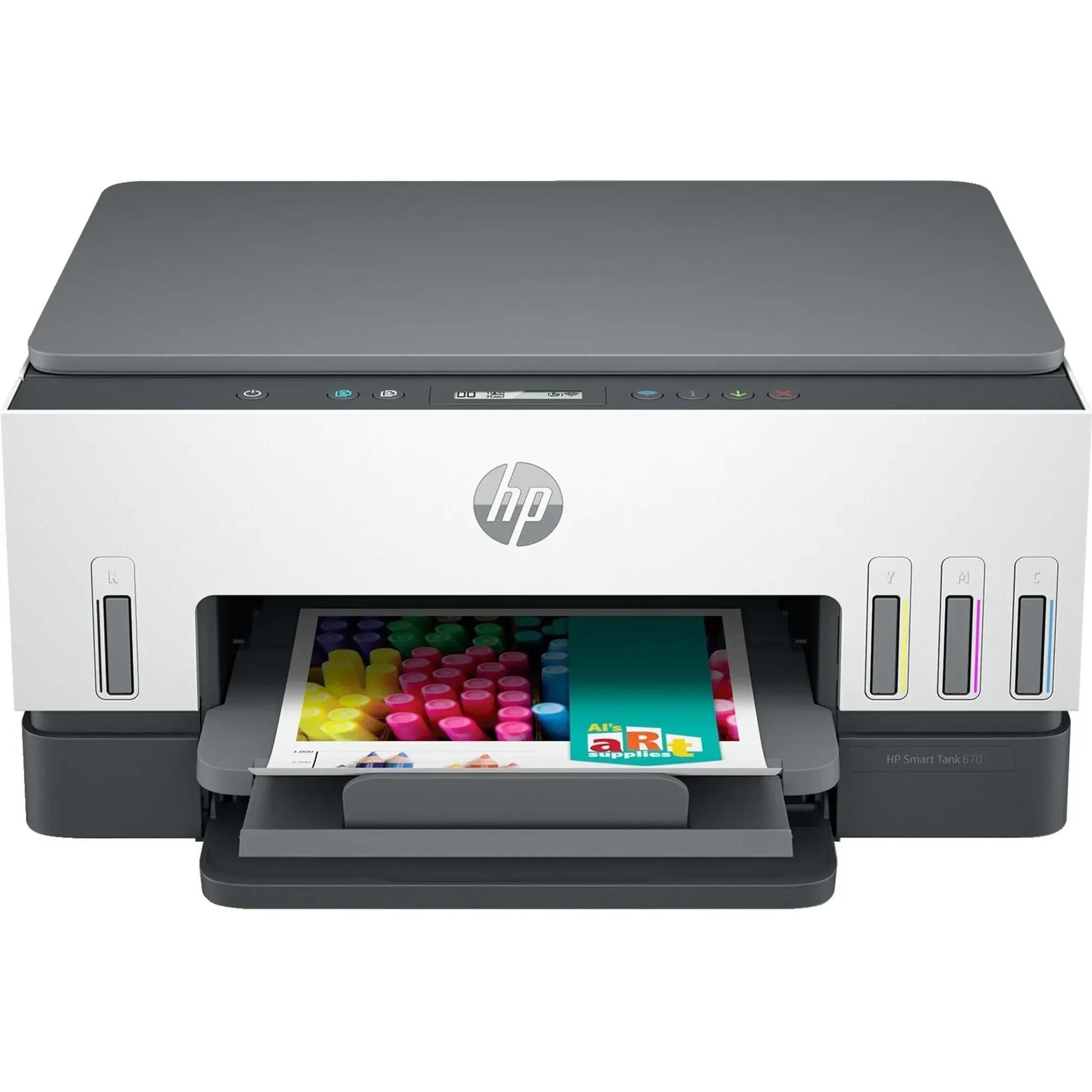 670 Aio 3-in-1 Multifunction Printer - Print, Copy, New In Oem Packaging