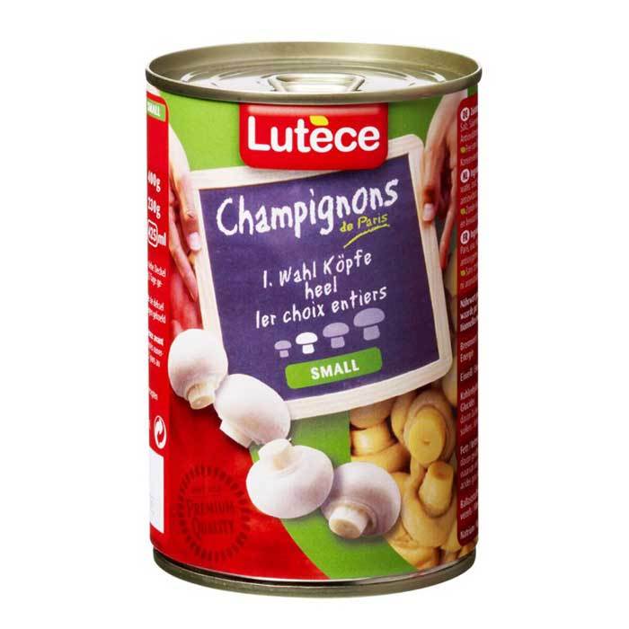 Image of Lutece Champignon First Choice Heads, Size Small, 400g, 6-pack