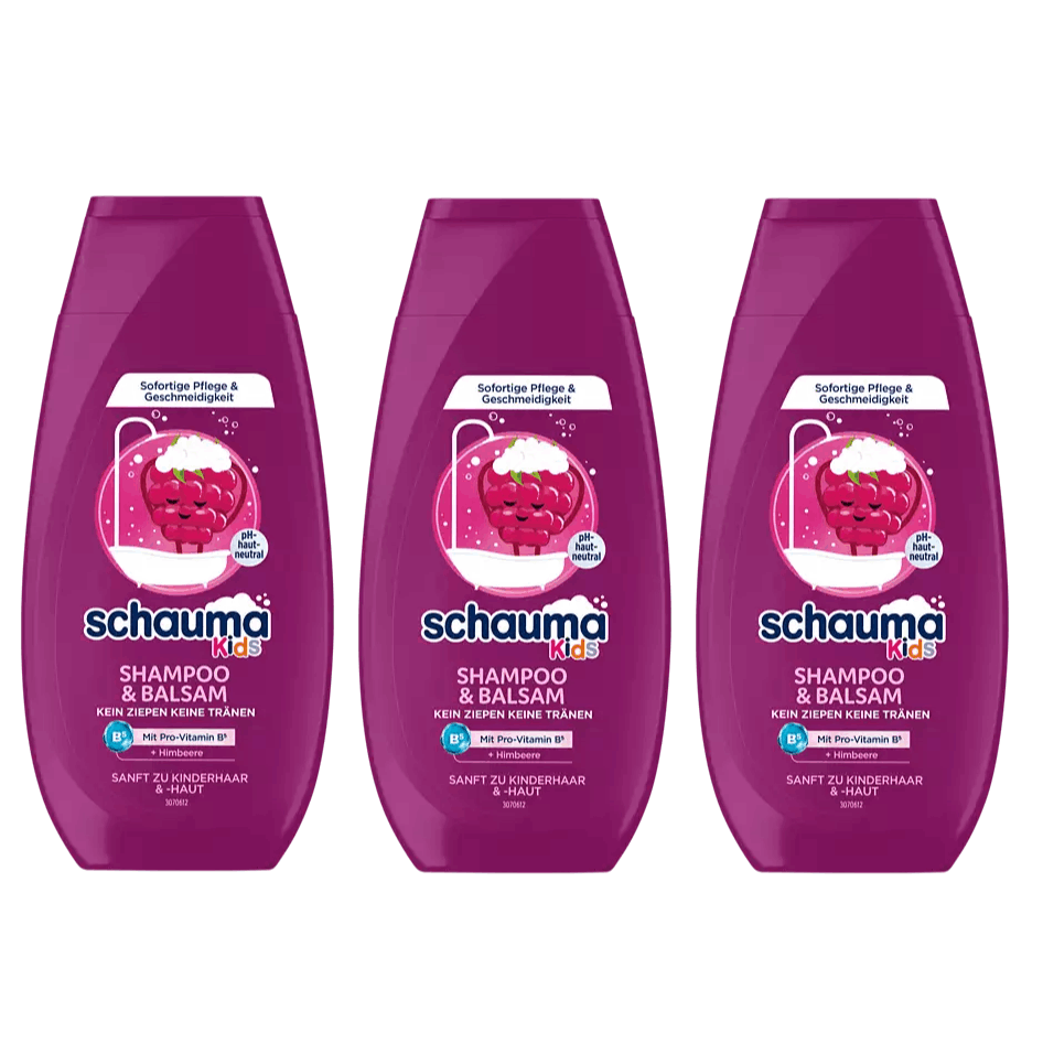 Kids Shampoo & 3x250ml