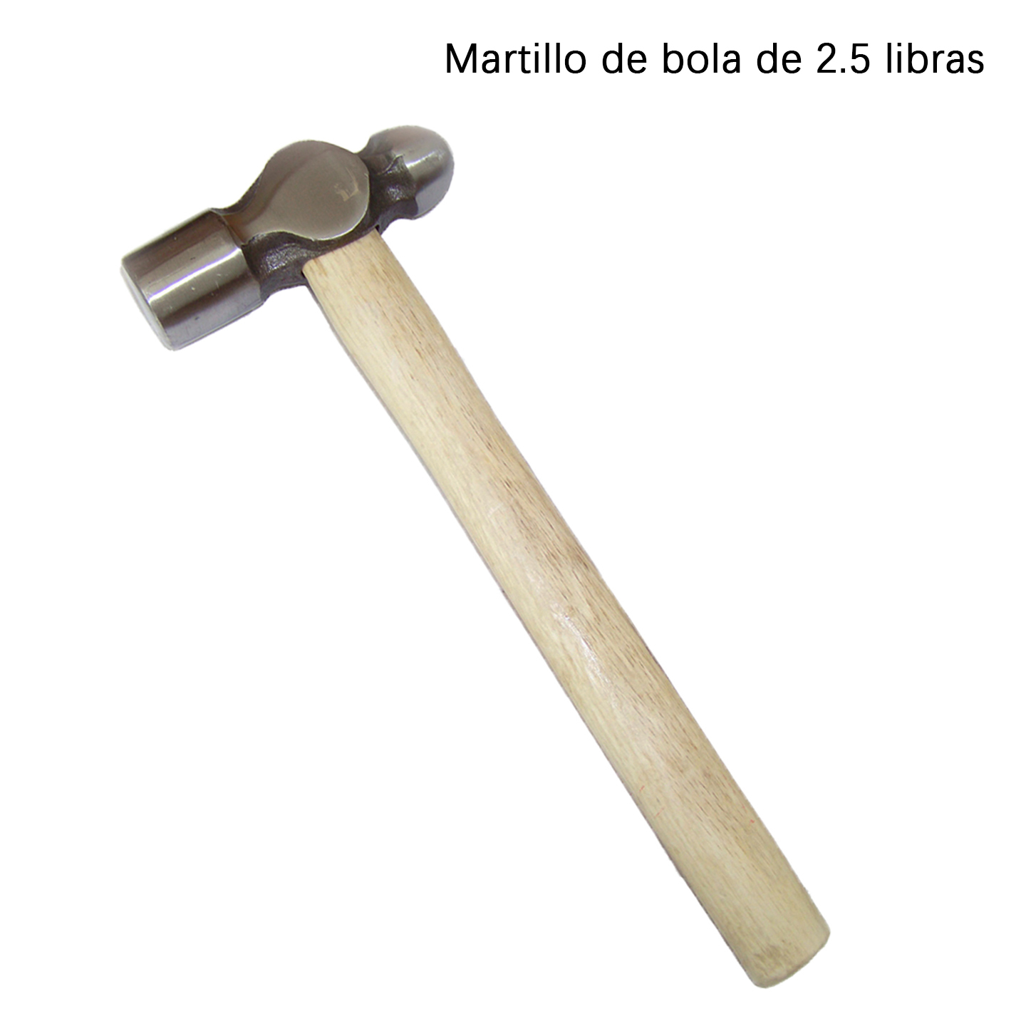 TEMU de de 2.5 libras, con mango de madera, para trabajos manuales y reparaciones