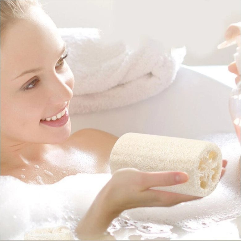 12 Pack Natural Loofah Plant Fiber Scrubber Set