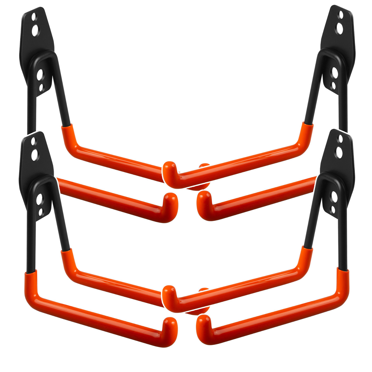 Image of Maclean Wall-mounted Holder/hanger For Garage, For Tires, Gardening Tools, Ladder, Hoses, Bike, Max. Load 50kg, Mc-443