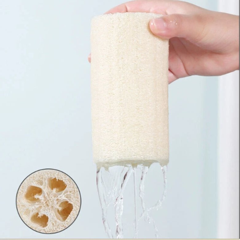 12 Pack Natural Loofah Plant Fiber Scrubber Set