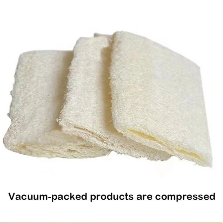 12 Pack Natural Loofah Plant Fiber Scrubber Set