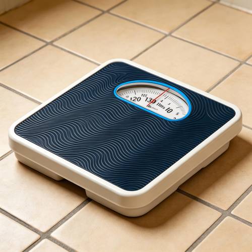 ev i̇çi evrensel banyo tartısı, yüksek hassasiyetli kadranlı tartı, mavi & gri i̇steğe bağlı, maksimum yük 130kg