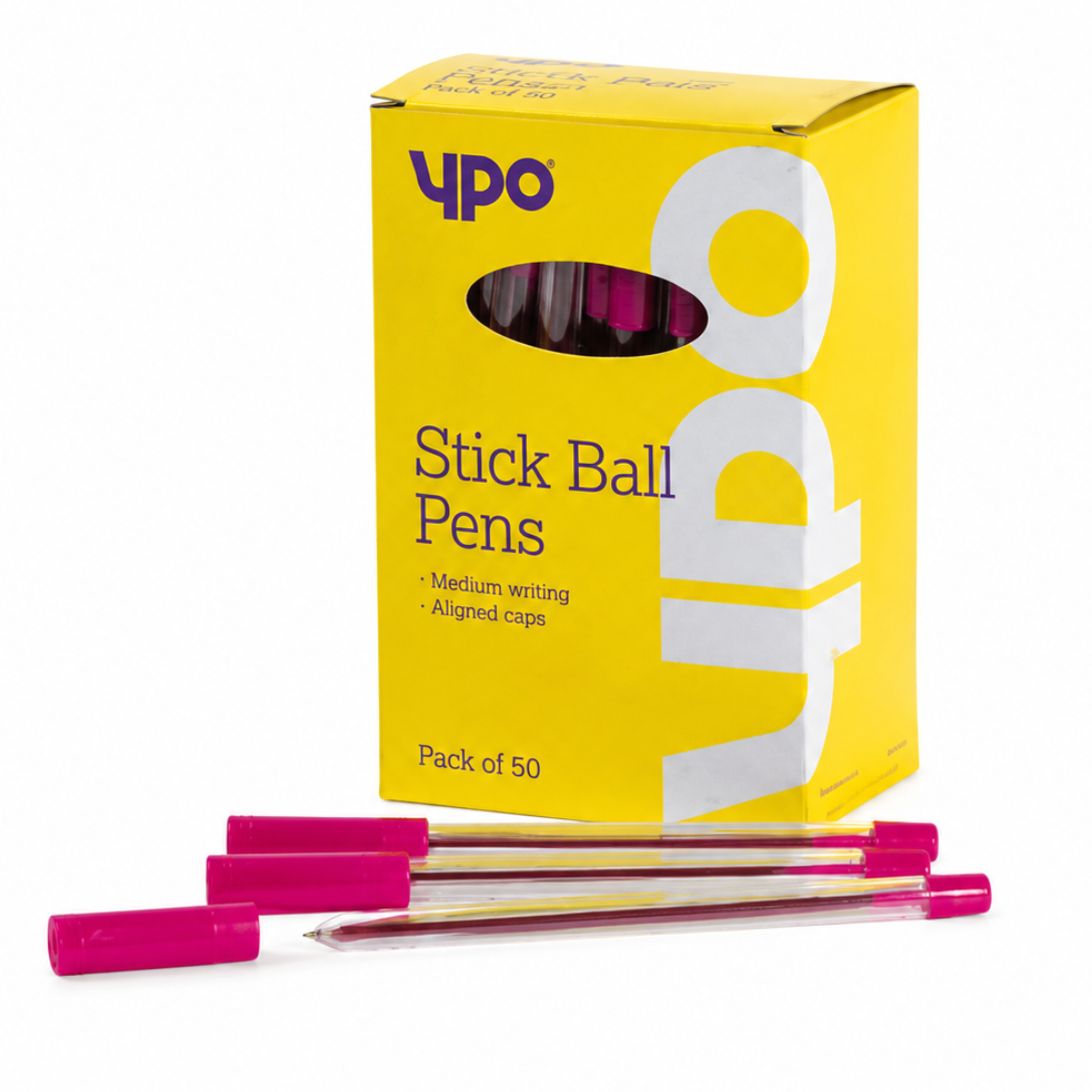 TEMU 20 Pink Ballpoint Pens Medium Point (1.0 Mm) – Pink, Pack Of 20 Ballpoint Pens Smooth Ink - Tg