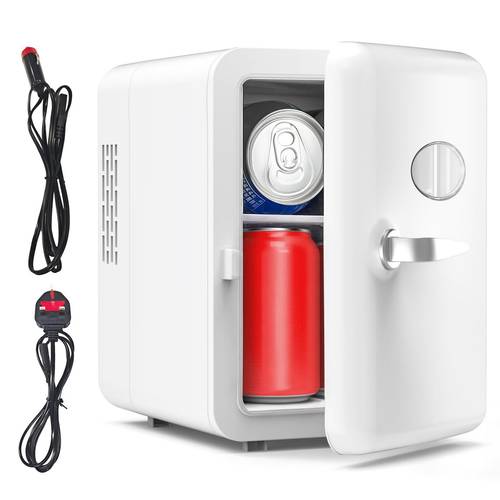 mini fridge 4l portable small cooler for bedrooms cars offices for drinks skincare makeup cosmetics snacks