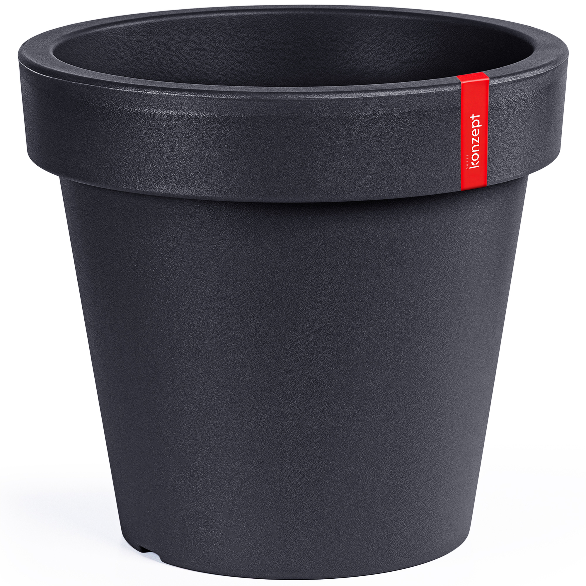 Image of Flower Pot Large 39 Cm In Diameter, 27 L - Planter Made Of Plastic In Conical Design, Uv- And Frost-resistant, Scratch-resistant, Ideal For Home, Balcony, Terrace & Garden