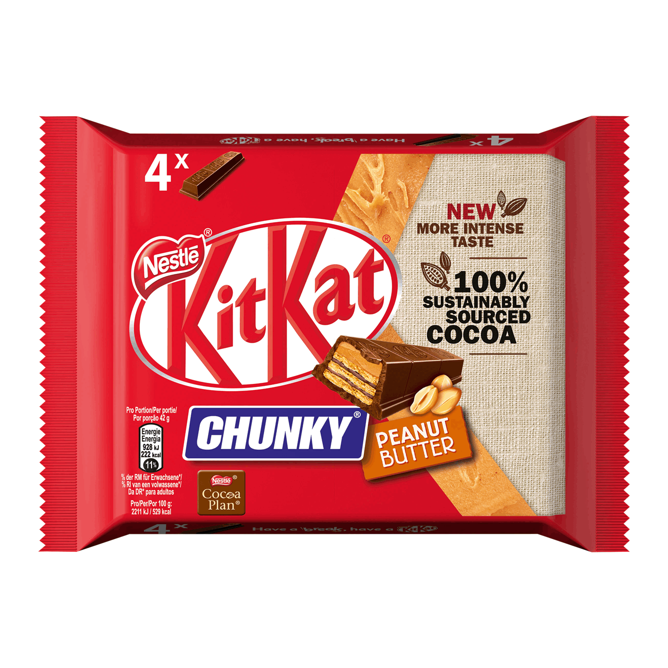 Kitkat Chunky Peanut Butter 4x42g