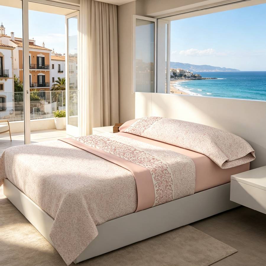 TEMU Juego de sábanas estampadas de | 90 cm, 105 cm, 135 cm, 150 cm, 180 cm | Estampado floral | , y agradable al | 100 % poliéster