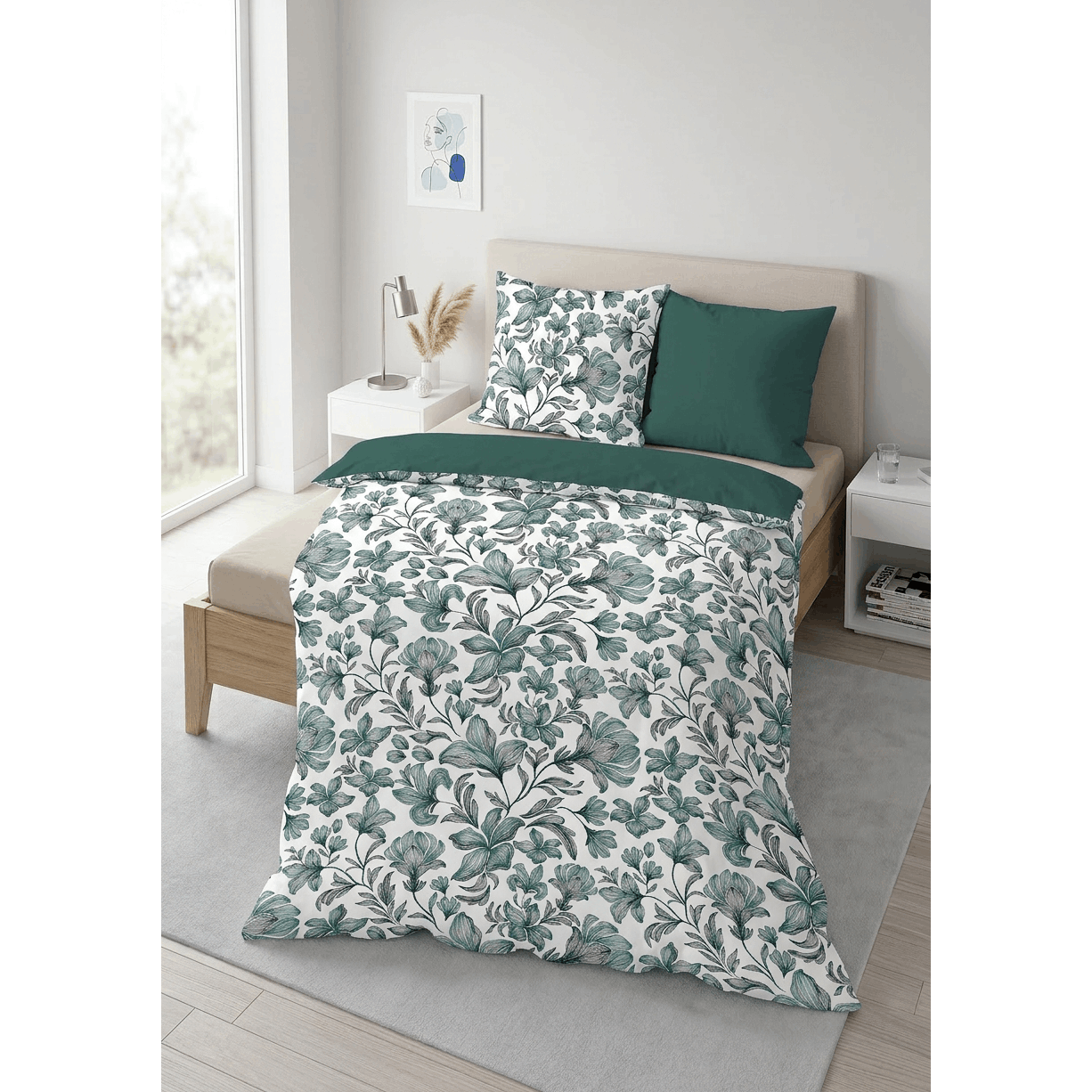 Bedding Set, 100% Cotton, 135x200, 155x220, 200x220 With 80x80 Pillowcase, Duvet Cover, , German Brand