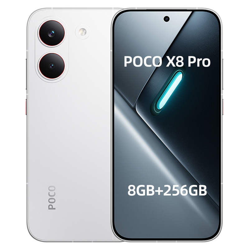 Image of Xiaomi Poco X8 Pro Smartphone, 8gb+256gb, 8500-ultra, 6.59" Amoled Display, 50mp Main Camera, 6500mah (typ) Battery, Charger Not Included 2511fpc34g