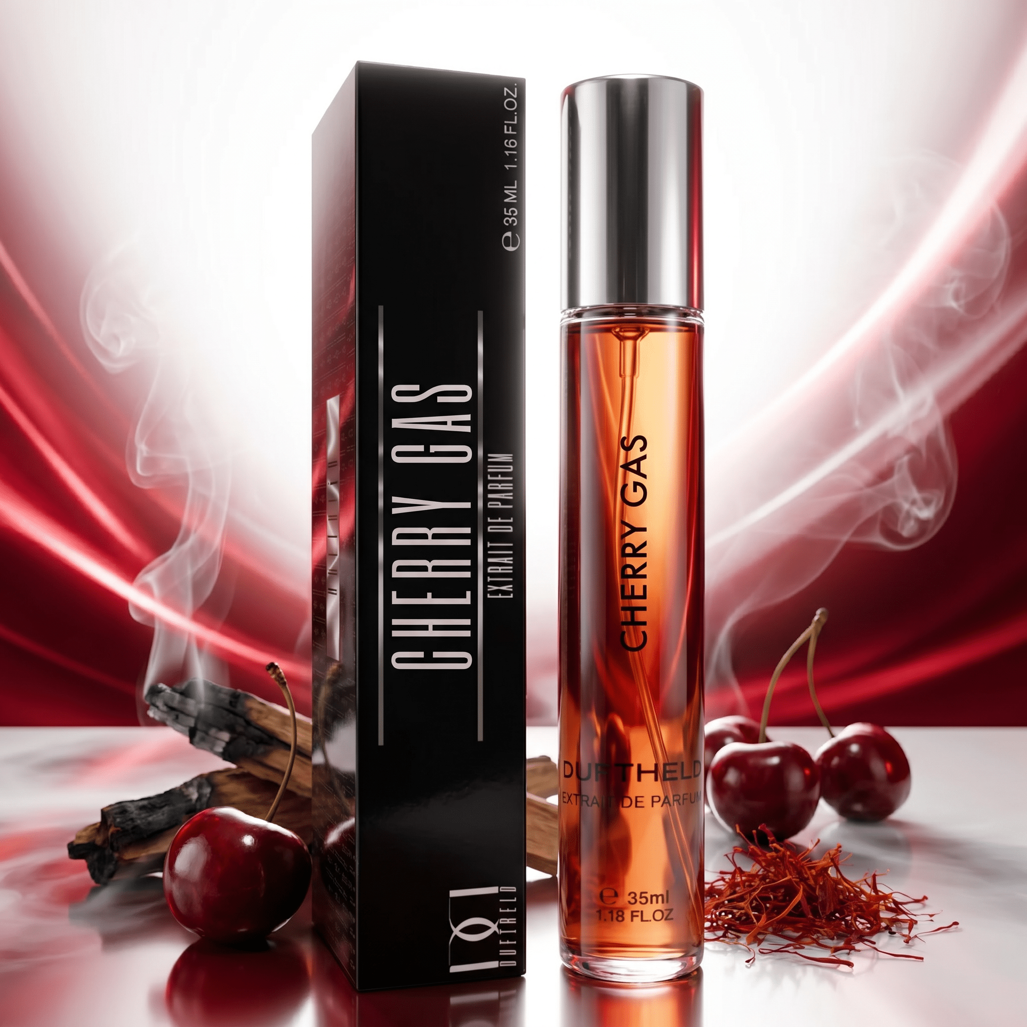 Image of Cherry Gas De Parfum 35ml Fragrance Twin Men's Fragrance Long-lasting With 30% Perfume Oil Content