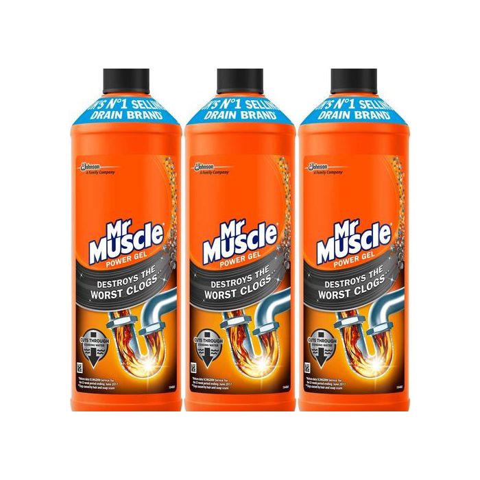 TEMU Pack Of 3 Mr Muscle Drain Unblocker Drain Cleaner