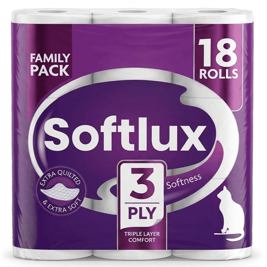 TEMU 18 Rolls Luxury 3-ply Toilet Paper, Ultra Bathroom Tissue, Bulk Quilted Toilet Rolls