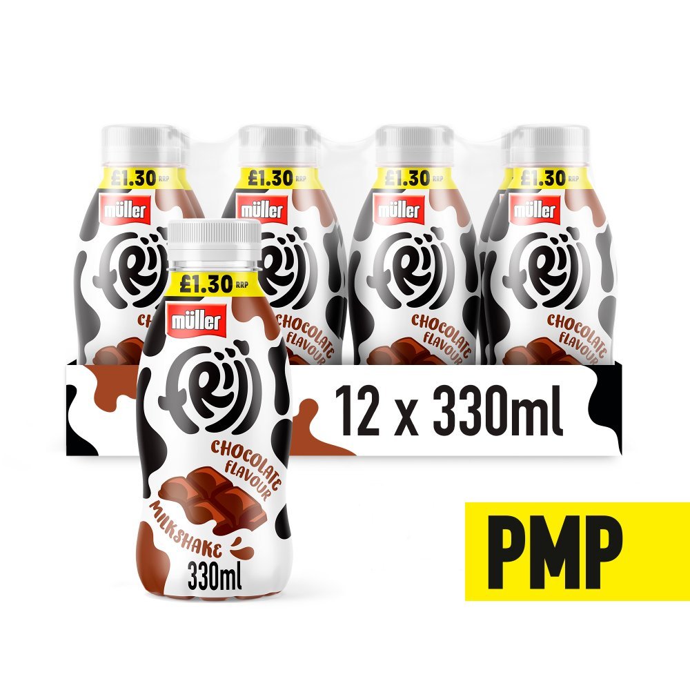 TEMU Muller Frijj Chocolate Milkshake Pack Of 12x330ml