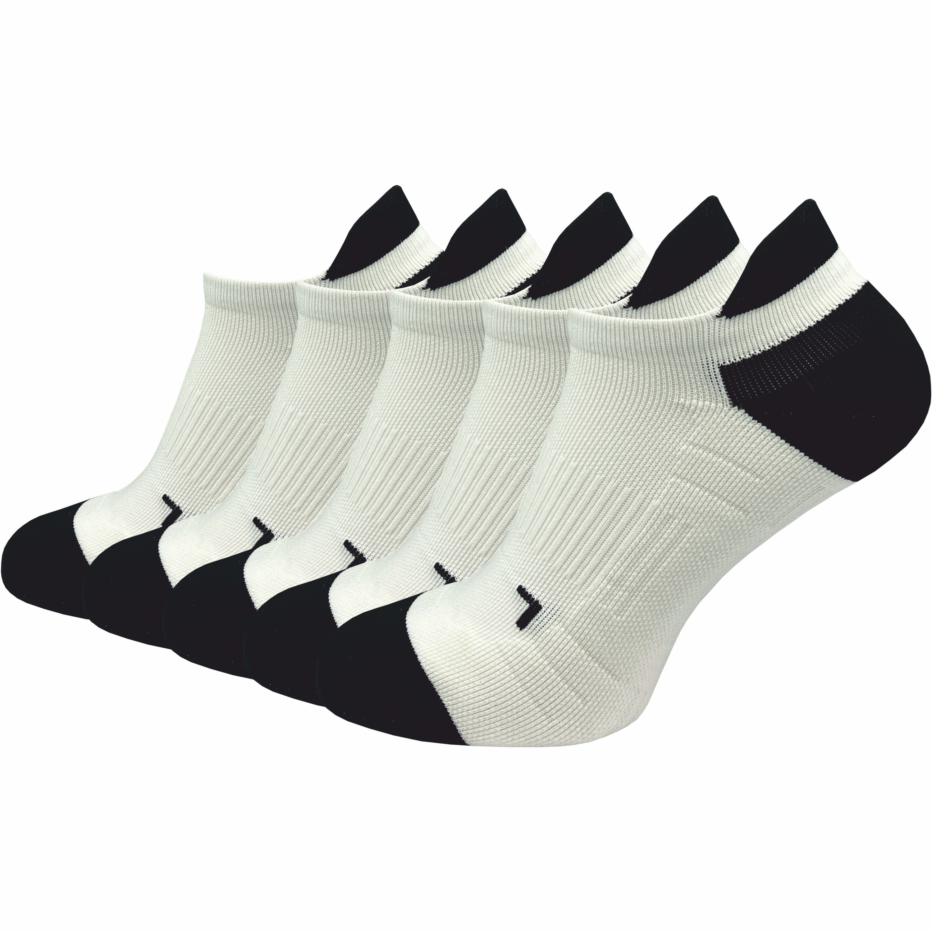 Image of 5 Pairs Of Men's Short Running Socks With Compression | Sports Socks | Anti-blister Protection | Breathable & Moisture-wicking