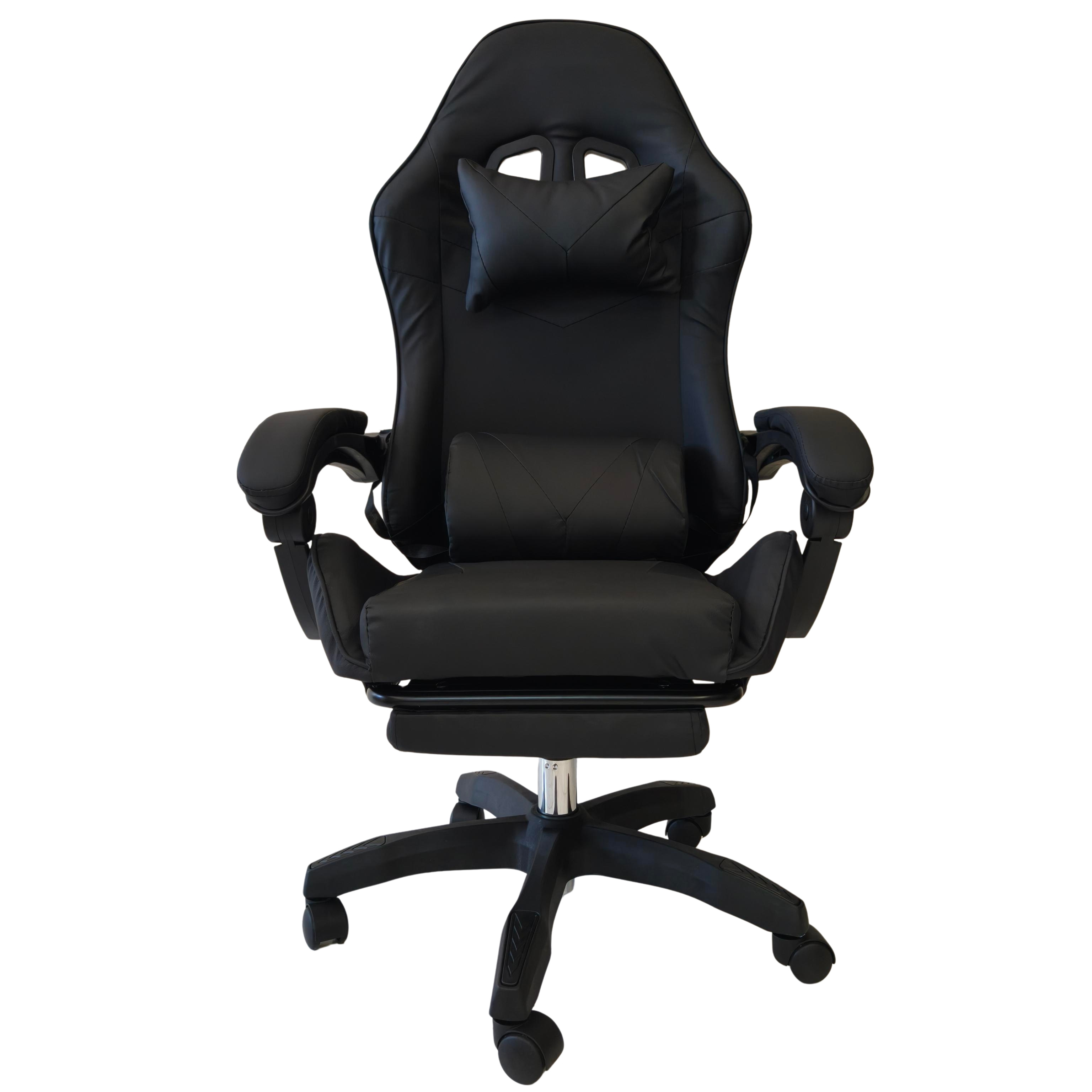 Ergonomic Gaming Armchair With Adjustable Backrest And Lumbar Cushion