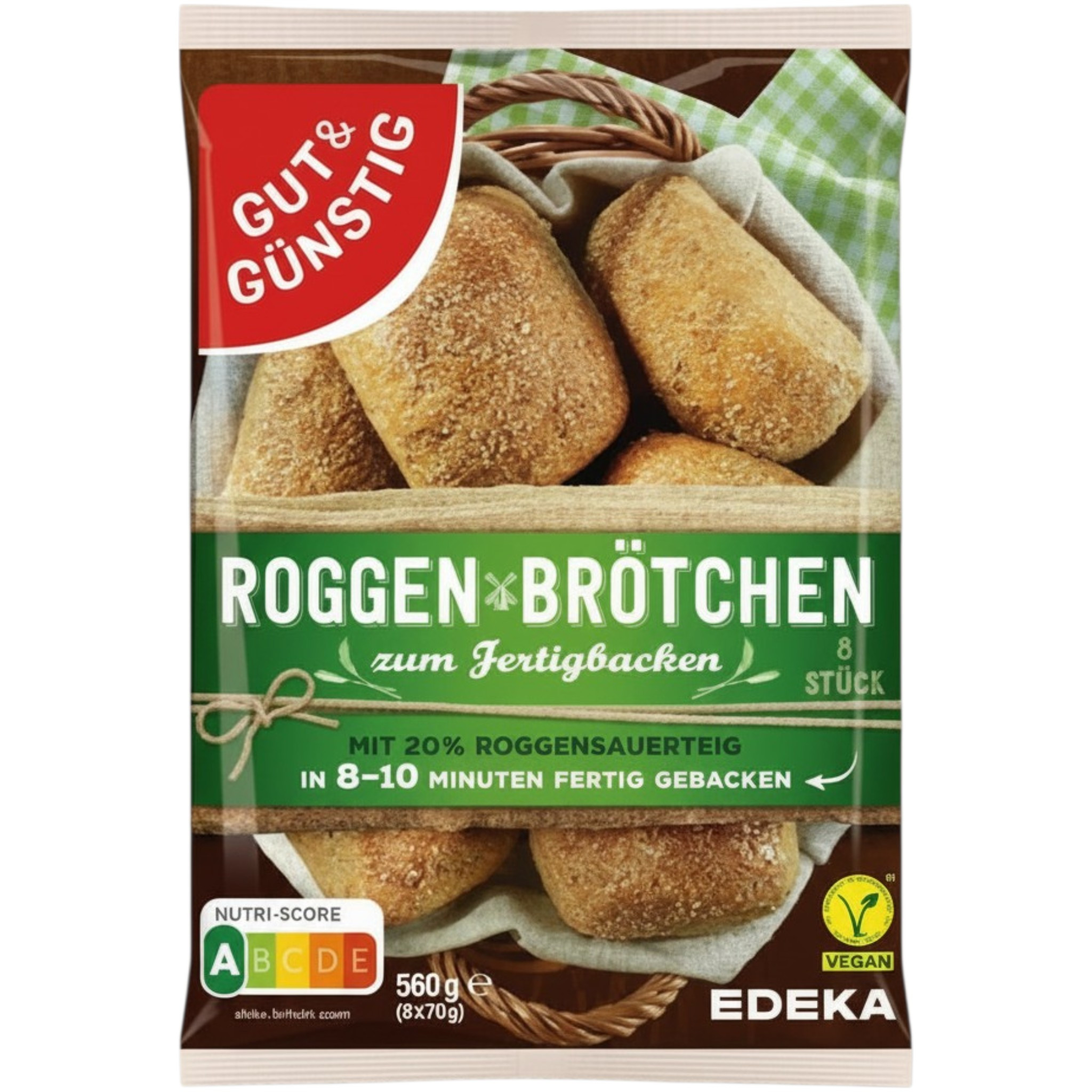 Image of Good & Affordable Rye Rolls 560g